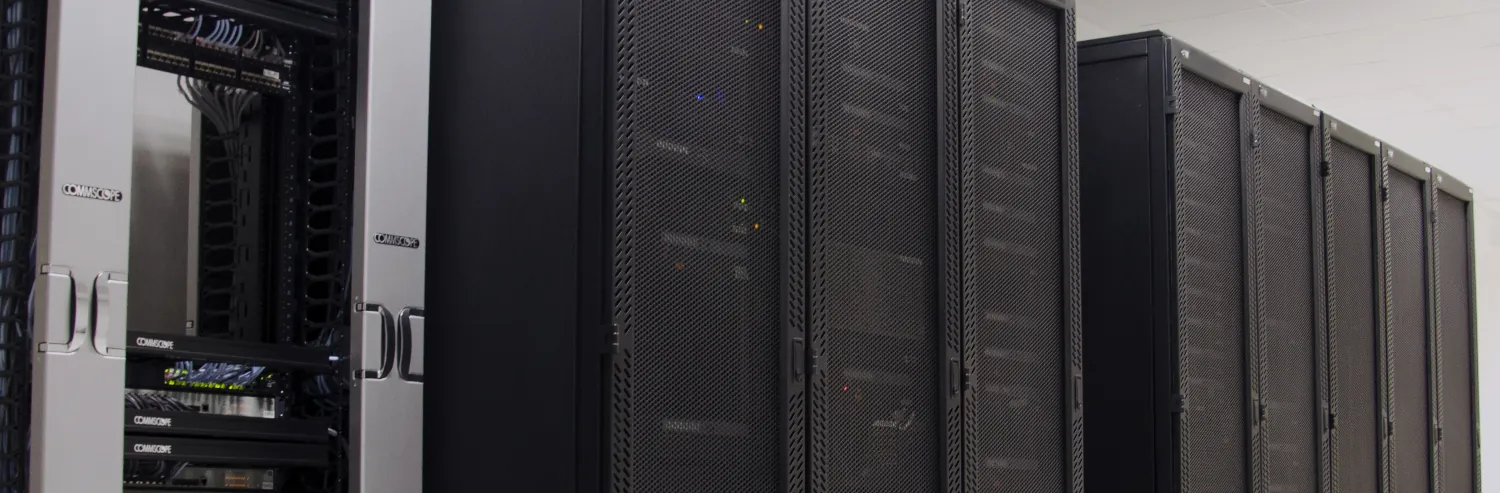 Racks in G2K's datacenter in Argentina